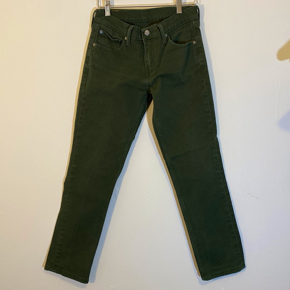 Green Levi’s Slim Fit 511s. 28x30
